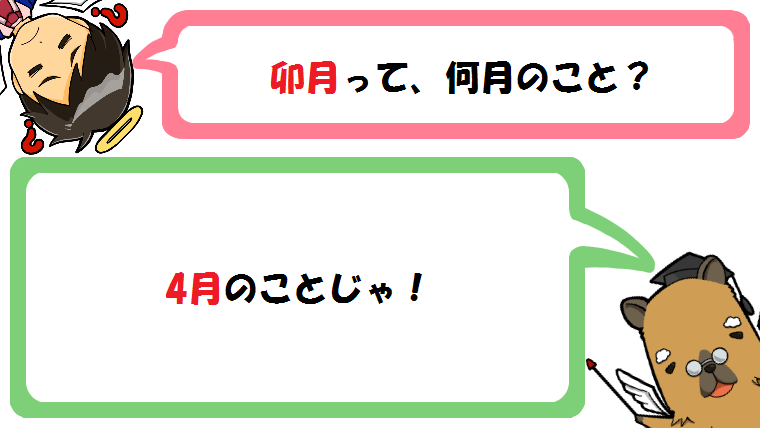 卯月は旧暦の何月 意味 読み方 由来とは 4月の時候の挨拶と季語も紹介 カピ様の国語教室